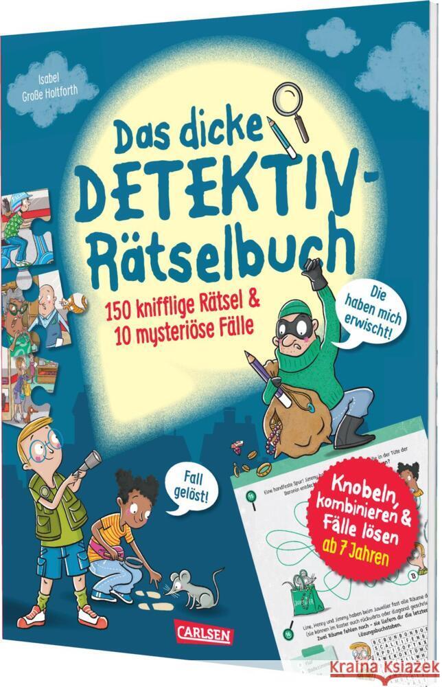 Das dicke Detektiv-Rätselbuch Große Holtforth, Isabel 9783551192547 Carlsen
