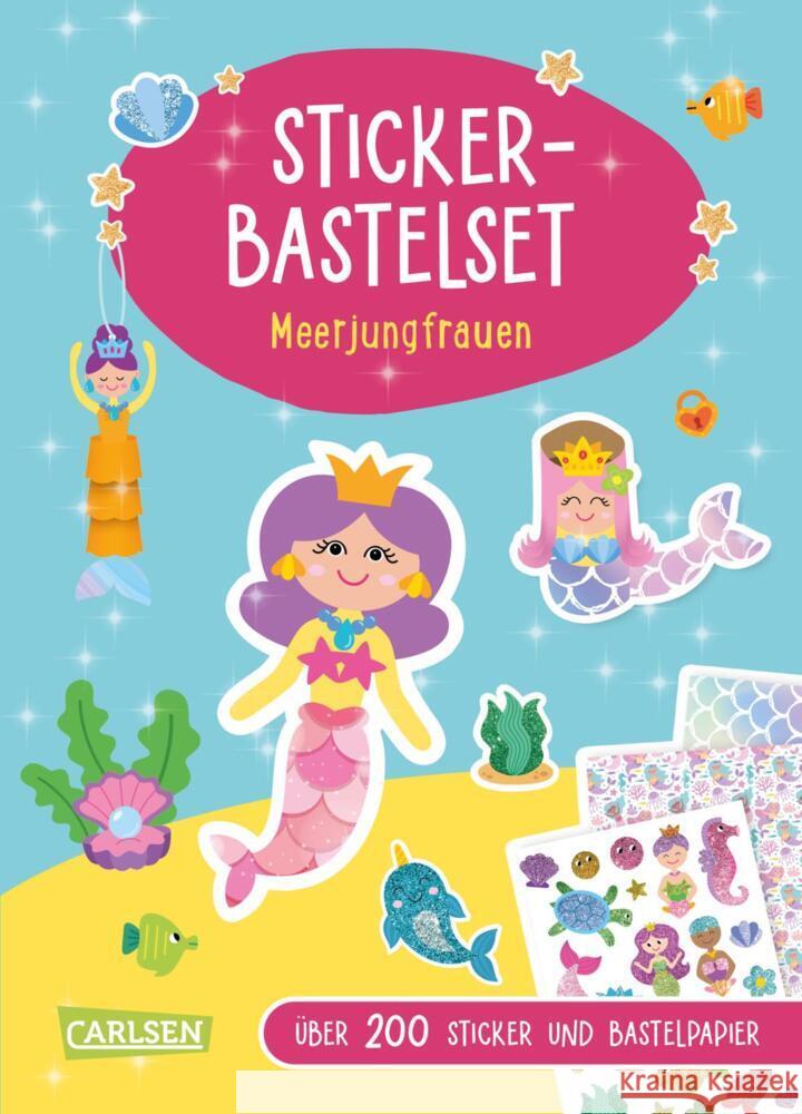 Bastelset für Kinder: Sticker-Bastelset: Meerjungfrauen Poitier, Anton 9783551192561