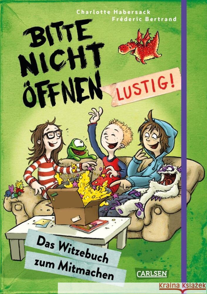 Bitte nicht öffnen: Lustig! Hahn, Victoria, Habersack, Charlotte 9783551254450 Carlsen