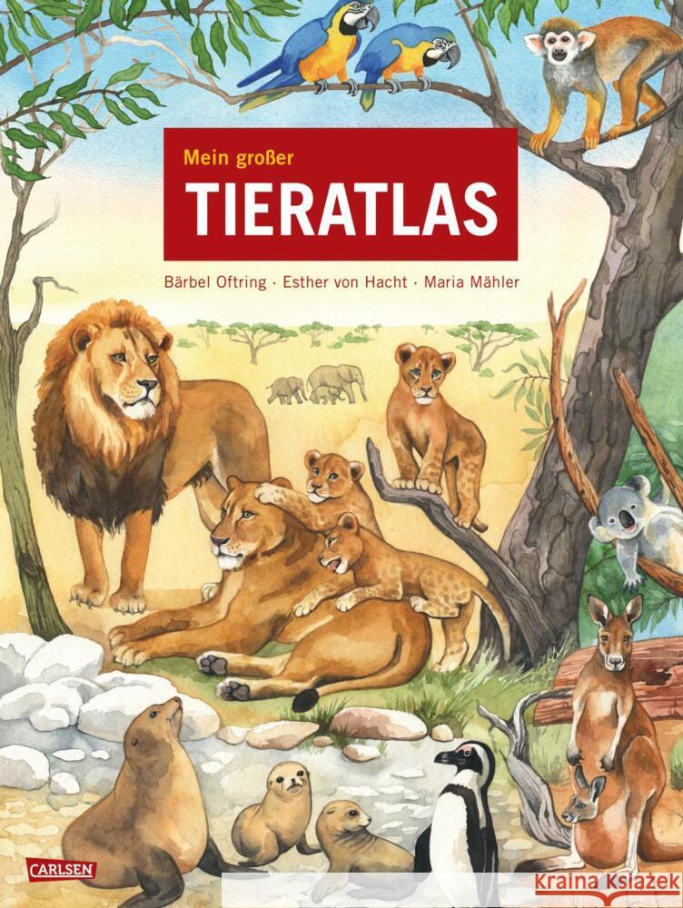 Mein großer Tieratlas Oftring, Bärbel 9783551254627