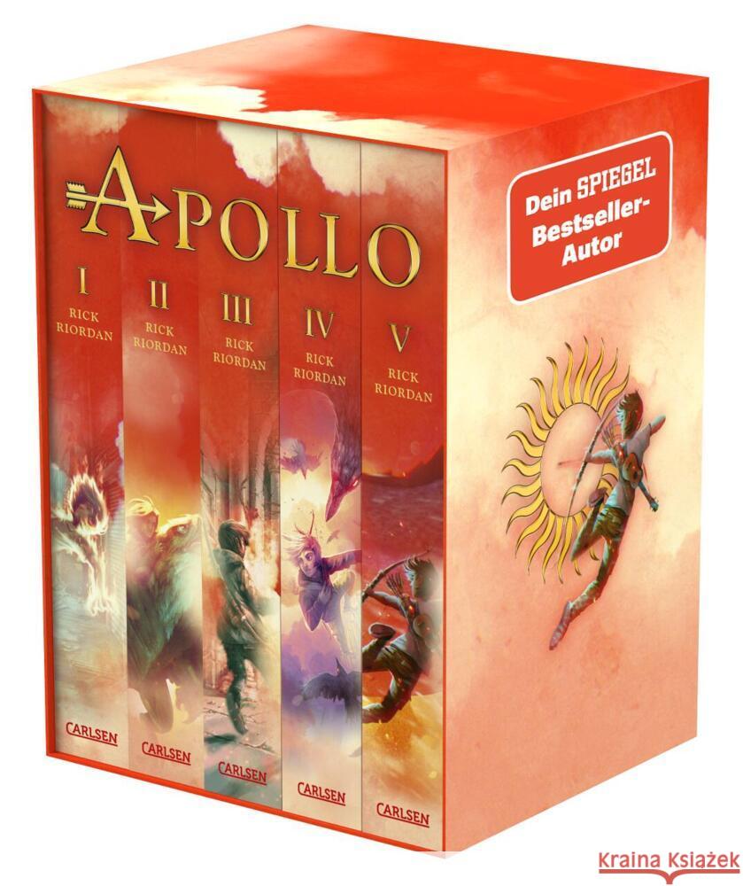 Die Abenteuer des Apollo: Taschenbuch-Schuber Bände 1-5, 5 Teile Riordan, Rick 9783551321473