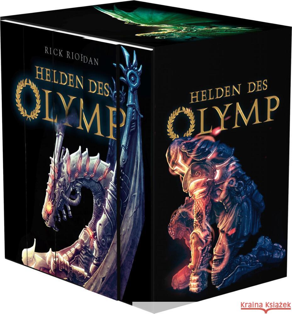 Helden des Olymp: Taschenbuchschuber Bände 1-5, 5 Teile Riordan, Rick 9783551322692