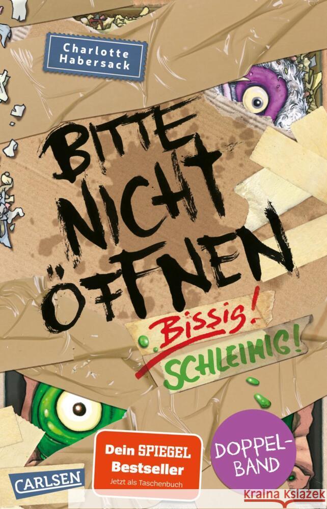 Bitte nicht öffnen: Doppelband (Enthält die Bände 1: Bissig!, 2: Schleimig!) Habersack, Charlotte 9783551322746