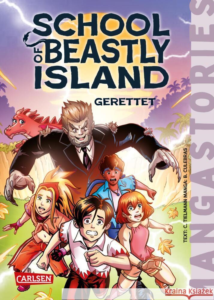 School of Beastly Island - Band 2 - Gerettet Tielmann, Christian 9783551656582 Carlsen