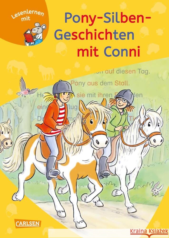 LESEMAUS zum Lesenlernen Sammelbände: Pony-Silben-Geschichten mit Conni Boehme, Julia, Schneider, Liane 9783551690494 Carlsen