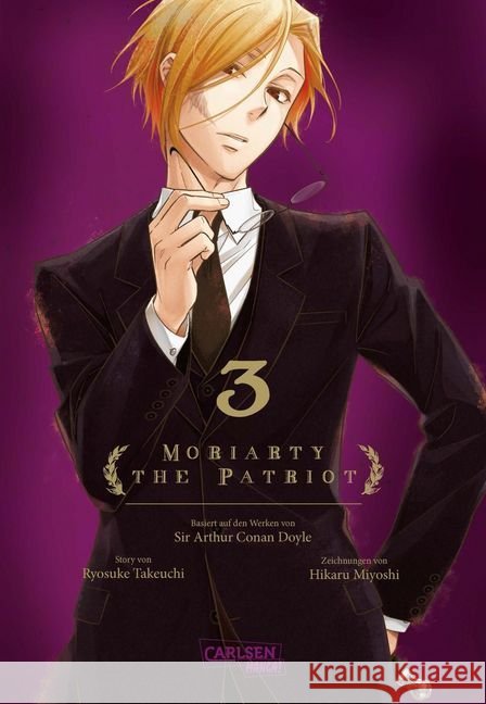 Moriarty the Patriot. Bd.3 Takeuchi, Ryosuke; Miyoshi, Hikaru 9783551731050