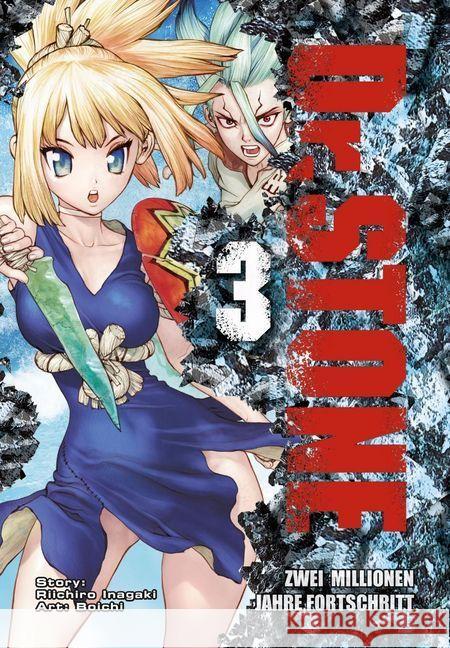 Dr. Stone - Zwei Millionen Jahre Fortschritt : Verrückte Abenteuer, Action und Wissenschaft! Boichi; Inagaki, Riichiro 9783551732484 Carlsen
