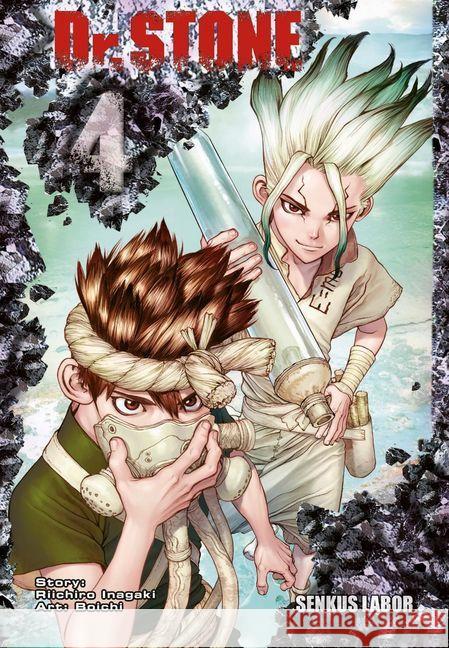 Dr. Stone - Senkus Labor : Verrückte Abenteuer, Action und Wissenschaft! Boichi; Inagaki, Riichiro 9783551732491 Carlsen
