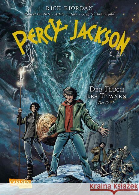 Percy Jackson (Der Comic) - Der Fluch des Titanen Riordan, Rick 9783551775634 Carlsen