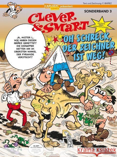 Clever und Smart - Oh Schreck, der Zeichner ist weg! Ibáñez, Francisco 9783551790552