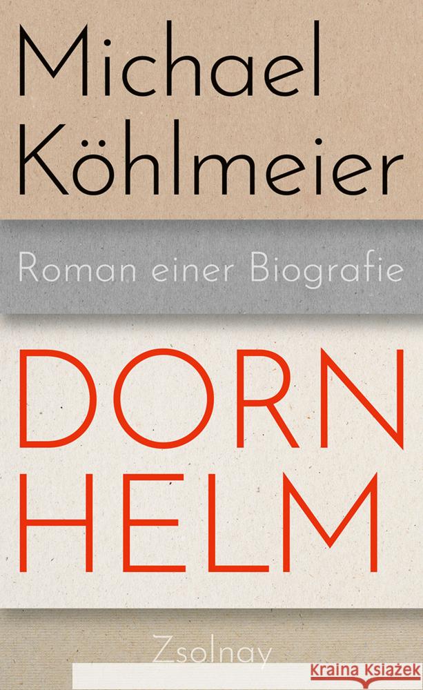 Dornhelm Köhlmeier, Michael 9783552075221