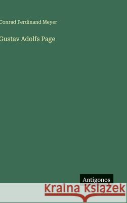 Gustav Adolfs Page Conrad Ferdinand Meyer 9783563175705