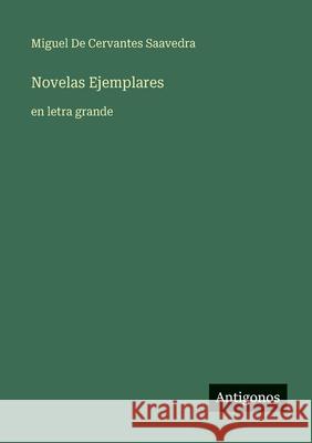 Novelas Ejemplares: en letra grande Miguel D 9783563259092