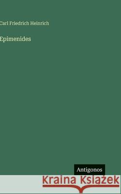 Epimenides Carl Friedrich Heinrich 9783563323007