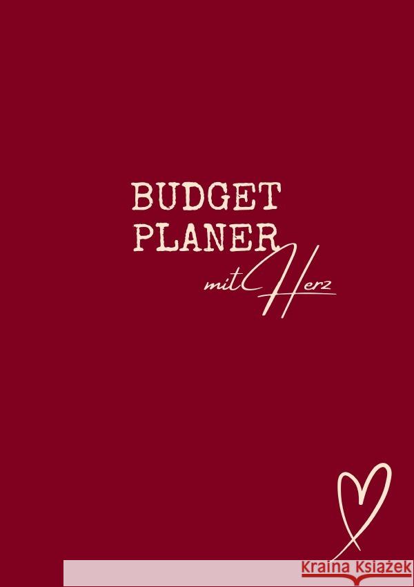 Budgetplaner mit Herz Meck, Carmen 9783565020270