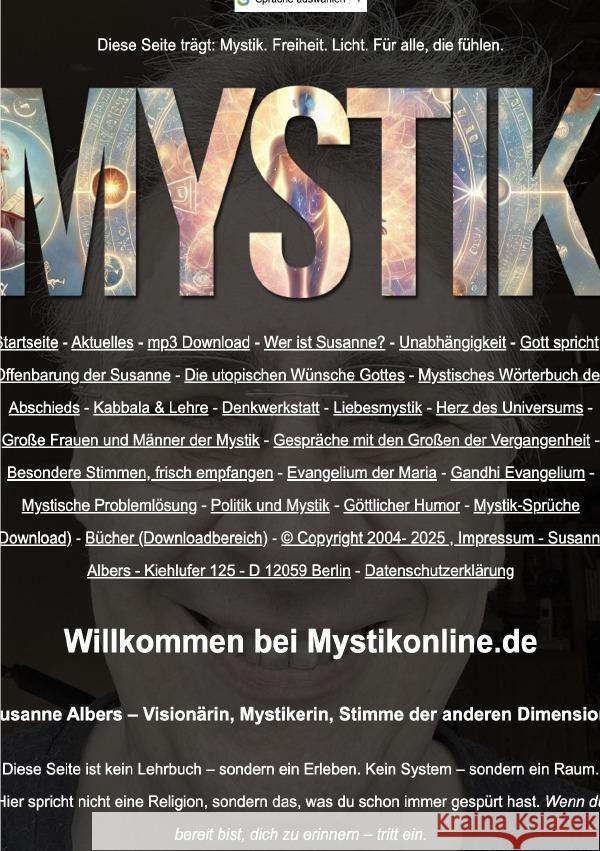 Das mystische Wörterbuch des Abschieds Albers, Susanne 9783565025213