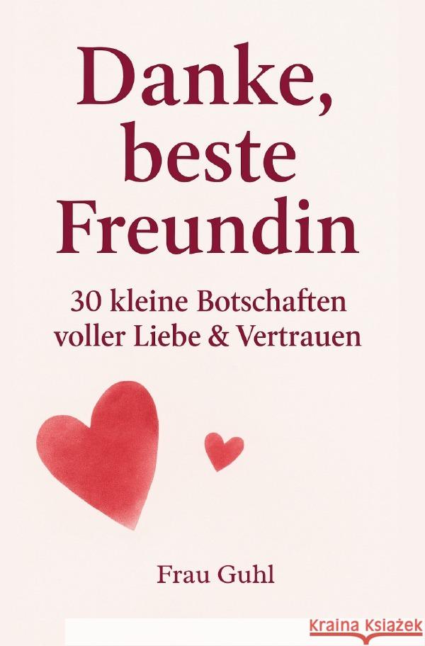 Danke, beste Freundin Guhl, Frau 9783565027224