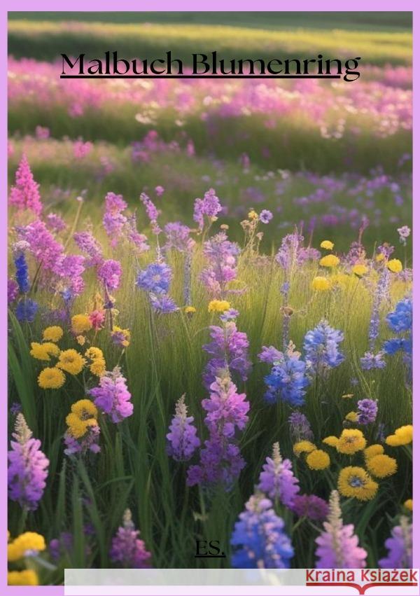 Malbuch Blumenring Strobel, Elke 9783565117918