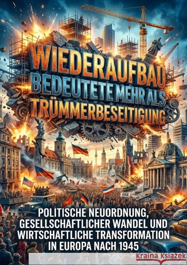 Wiederaufbau Bedeutete Mehr als Trümmerbeseitigung Adler, Kerstin 9783565209521