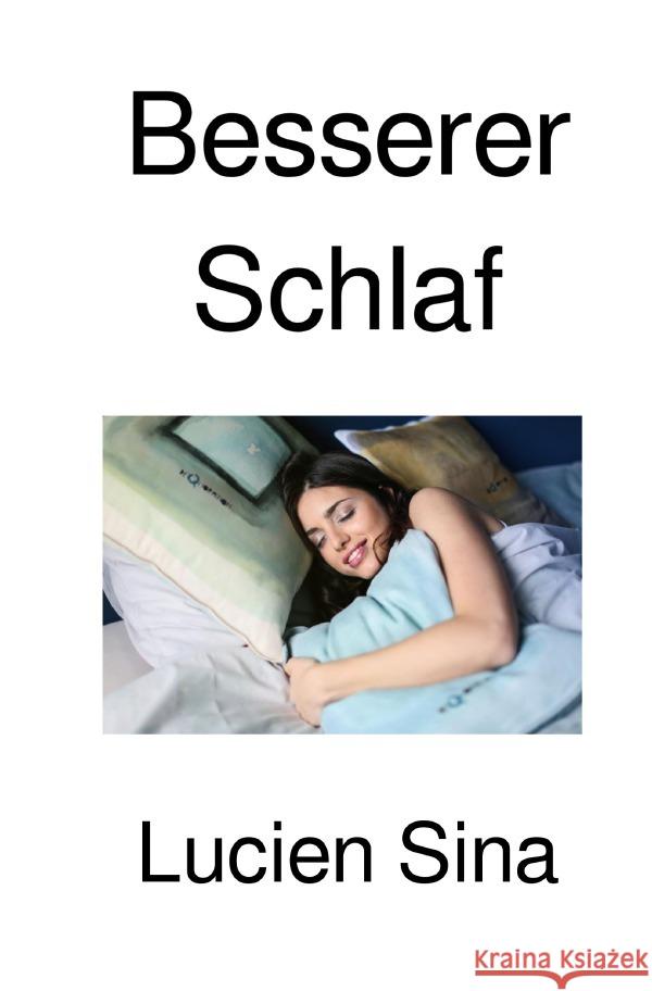 Besserer Schlaf Sina, Lucien 9783565233670