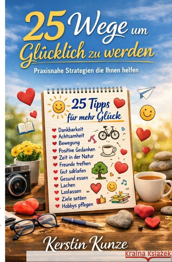 25 Wege um glücklich zu werden Kunze, Kerstin 9783565233694