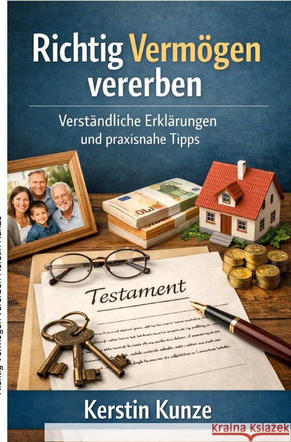 Richtig Vermögen vererben Kunze, Kerstin 9783565236831