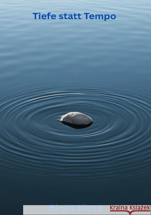 Tiefe statt Tempo Kiese, Birgit 9783565253500