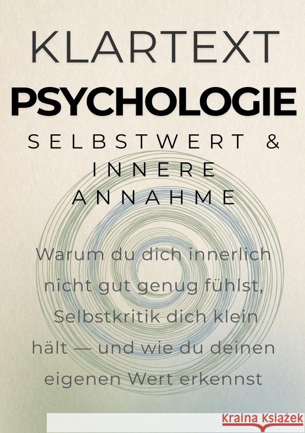 Selbstwert & innere Annahme Altmann, Michael 9783565264582