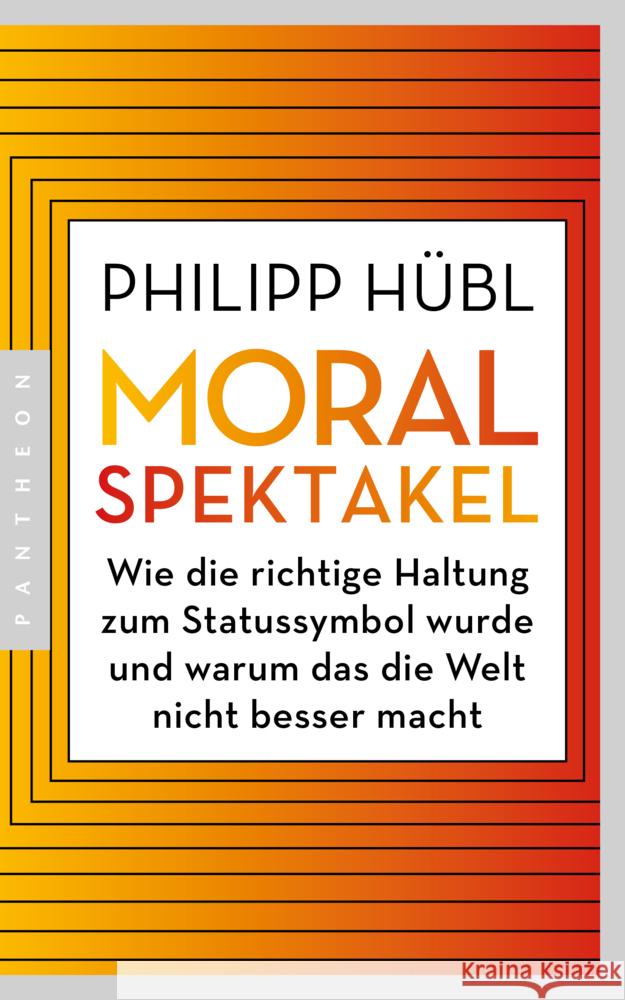 Moralspektakel Hübl, Philipp 9783570555187