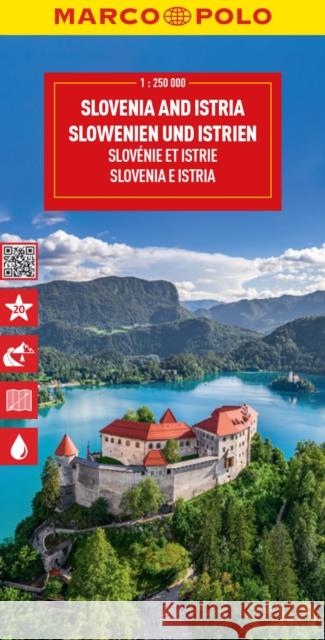 Slovenia and Istria Marco Polo Map Marco Polo 9783575017611 MAIRDUMONT GmbH & Co. KG