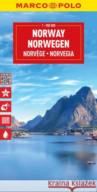 Norway Marco Polo Map Marco Polo 9783575017642 MAIRDUMONT GmbH & Co. KG