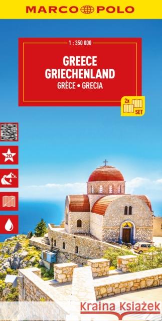 Greece & Islands Marco Polo Map Marco Polo 9783575018748 MAIRDUMONT GmbH & Co. KG