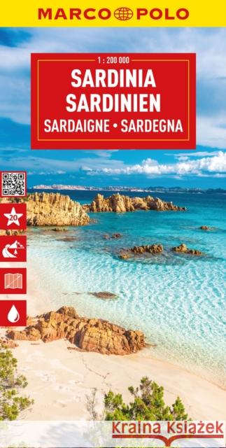 Sardinia Marco Polo Map Marco Polo 9783575019448 MAIRDUMONT GmbH & Co. KG