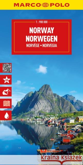 MARCO POLO Reisekarte Norwegen 1:900.000 Marco Polo 9783575022042
