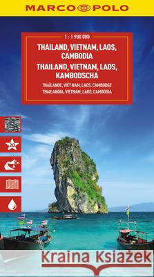 Thailand, Vietnam, Laos, Cambodia Marco Polo Map Marco Polo 9783575023407 MAIRDUMONT GmbH & Co. KG