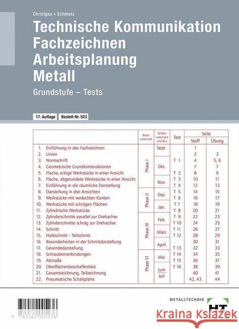 Grundstufe, Tests Christgau, Hans Schmatz, Elmar  9783582005236