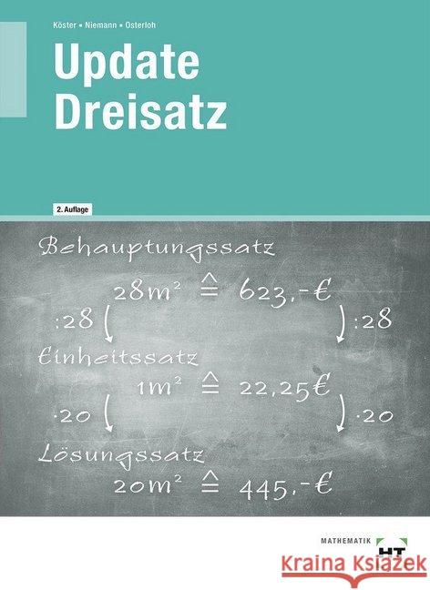 Update Dreisatz Köster, Detlev; Niemann, Gabriele; Osterloh, Rolf 9783582100566