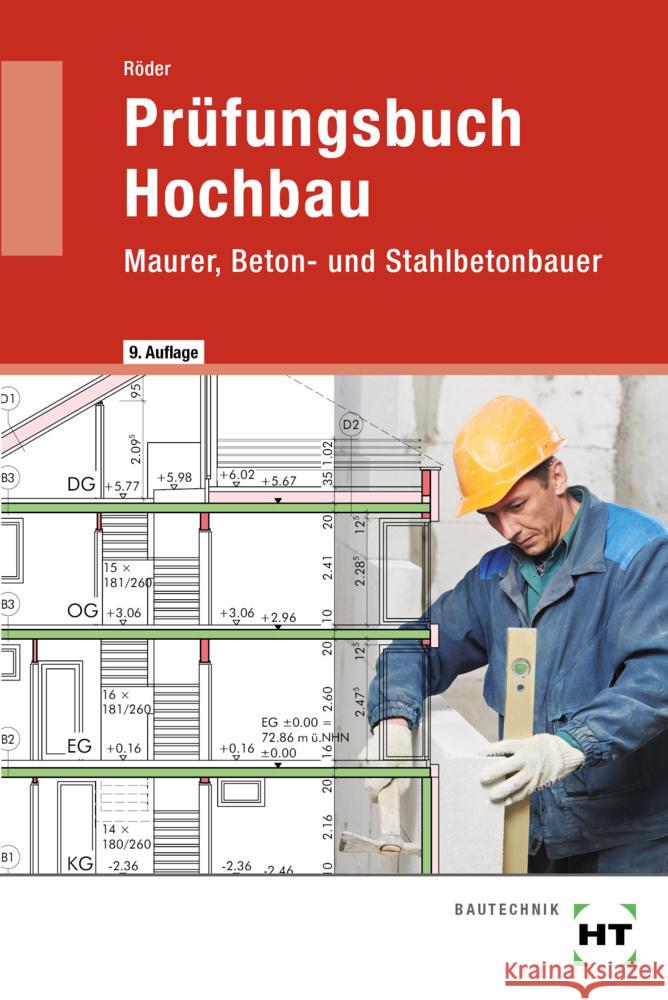 Prüfungsbuch Hochbau Röder, Lutz 9783582138606 Handwerk und Technik