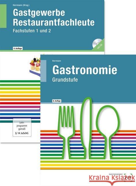 Grundstufe Gastronomie. Gastgewerbe Restaurantfachleute, m. CD-ROM, 2 Tle. : Paket Herrmann, F. J.   9783582400420 Handwerk und Technik
