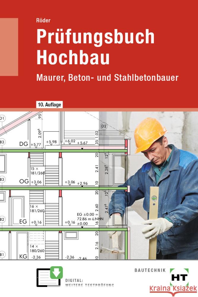 Prüfungsbuch Hochbau Röder, Lutz 9783582626318