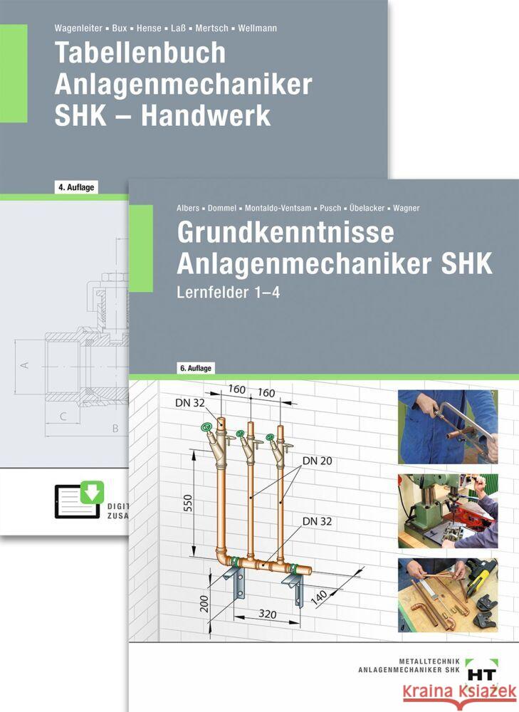 Paketangebot Der SHK-Einsteiger, 2 Bde. Wagner, Josef, Laß, Hans-Peter, Hense, Bertram 9783582993304 Handwerk und Technik