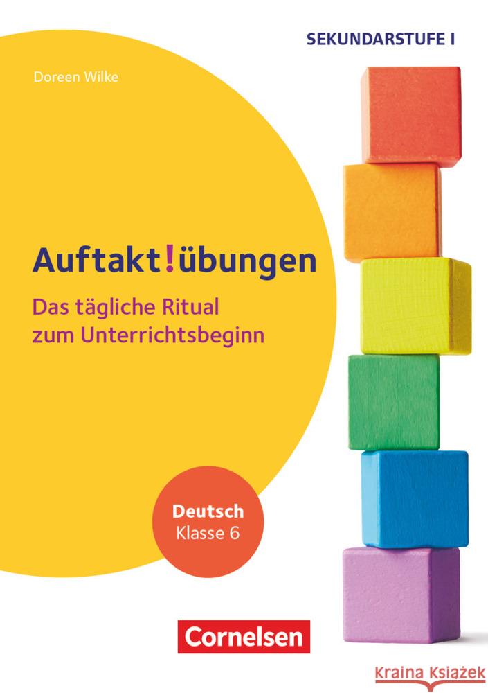Auftaktübungen - Sekundarstufe - Klasse 6 Wilke, Doreen 9783589168545 Cornelsen Verlag