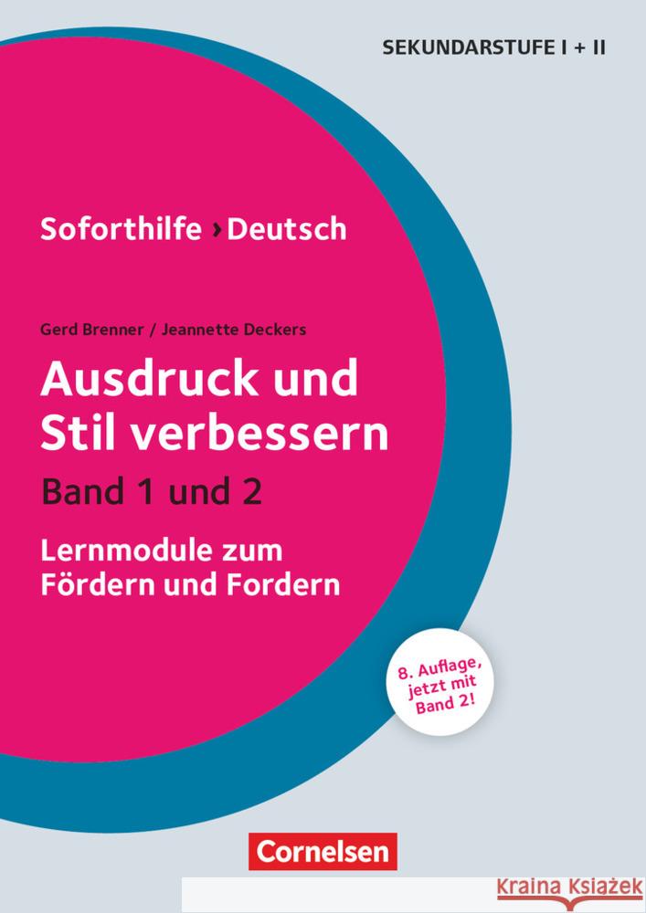 Soforthilfe - Deutsch Brenner, Gerd, Deckers, Jeannette 9783589168941