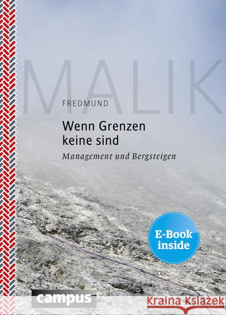 Wenn Grenzen keine sind : Management und Bergsteigen. E-Book inside Malik, Fredmund 9783593500294 Campus Verlag