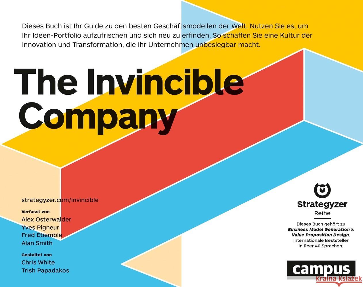 The Invincible Company Osterwalder, Alexander; Pigneur, Yves; Etiemble, Fred 9783593512563