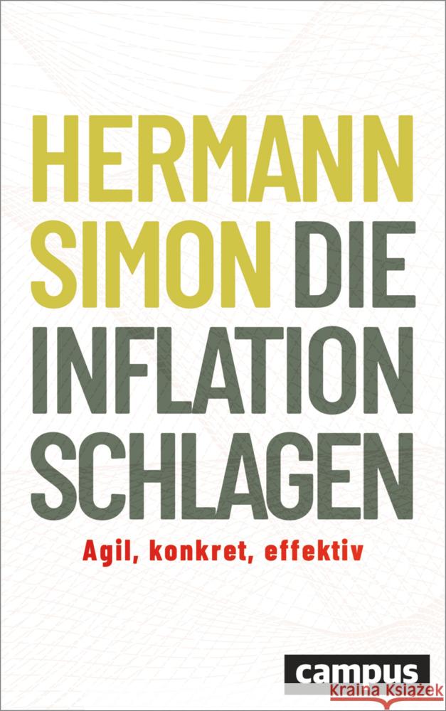 Die Inflation schlagen Simon, Hermann 9783593516738