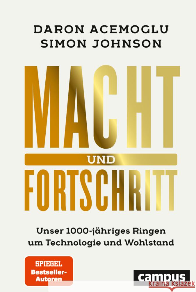 Macht und Fortschritt Acemoglu, Daron, Johnson, Simon 9783593517940