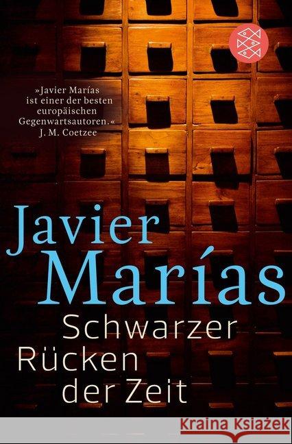 Schwarzer Rücken der Zeit Marías, Javier 9783596194889