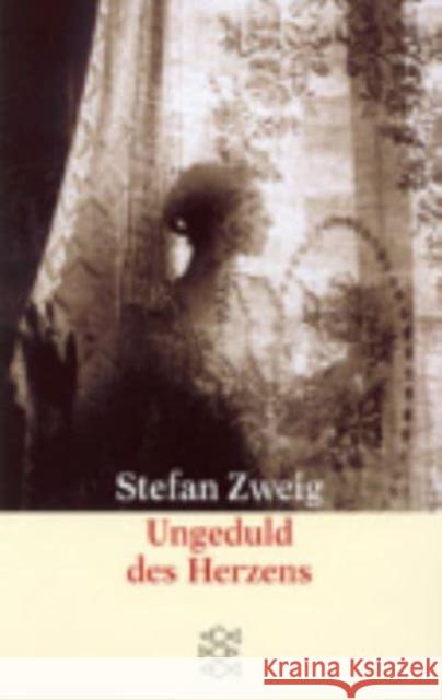 Ungeduld Des Herzens Zweig, Stefan 9783596216796