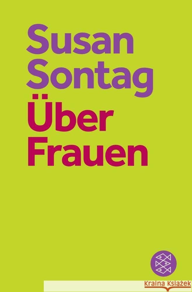 Über Frauen Sontag, Susan 9783596710744
